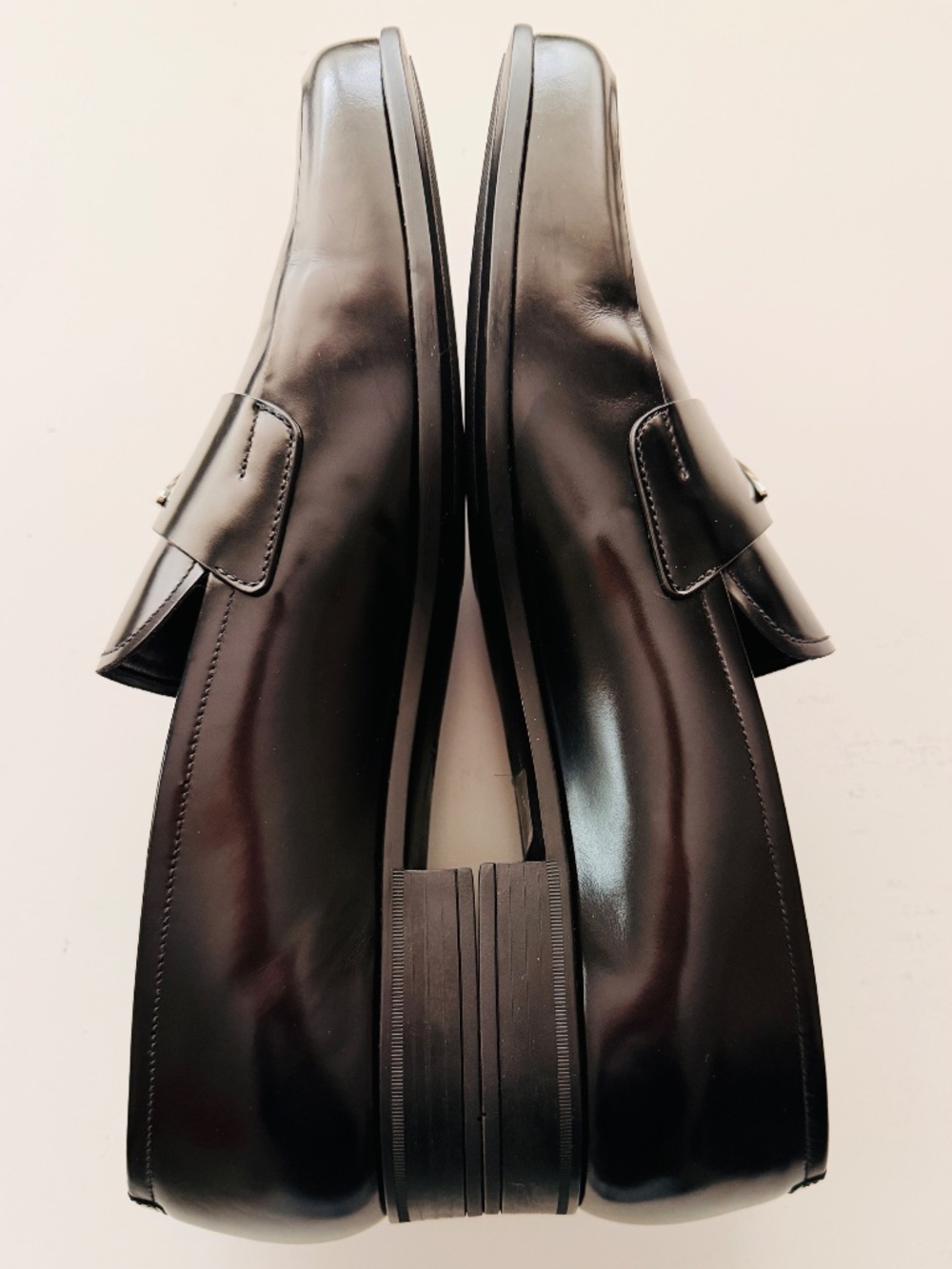 Prada Black Leather Men’s Loafers - Picture 5 of 9